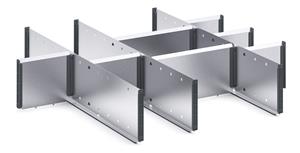 Cubio Metal / Steel Divider Kit ETS-87150-6 11 Compartment Bott Cubio Steel Divider Kits 56/43020668 Cubio Divider Kit ETS 87150 6 11 Comp.jpg